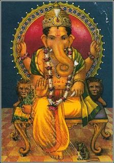 ganesha god with elephant head