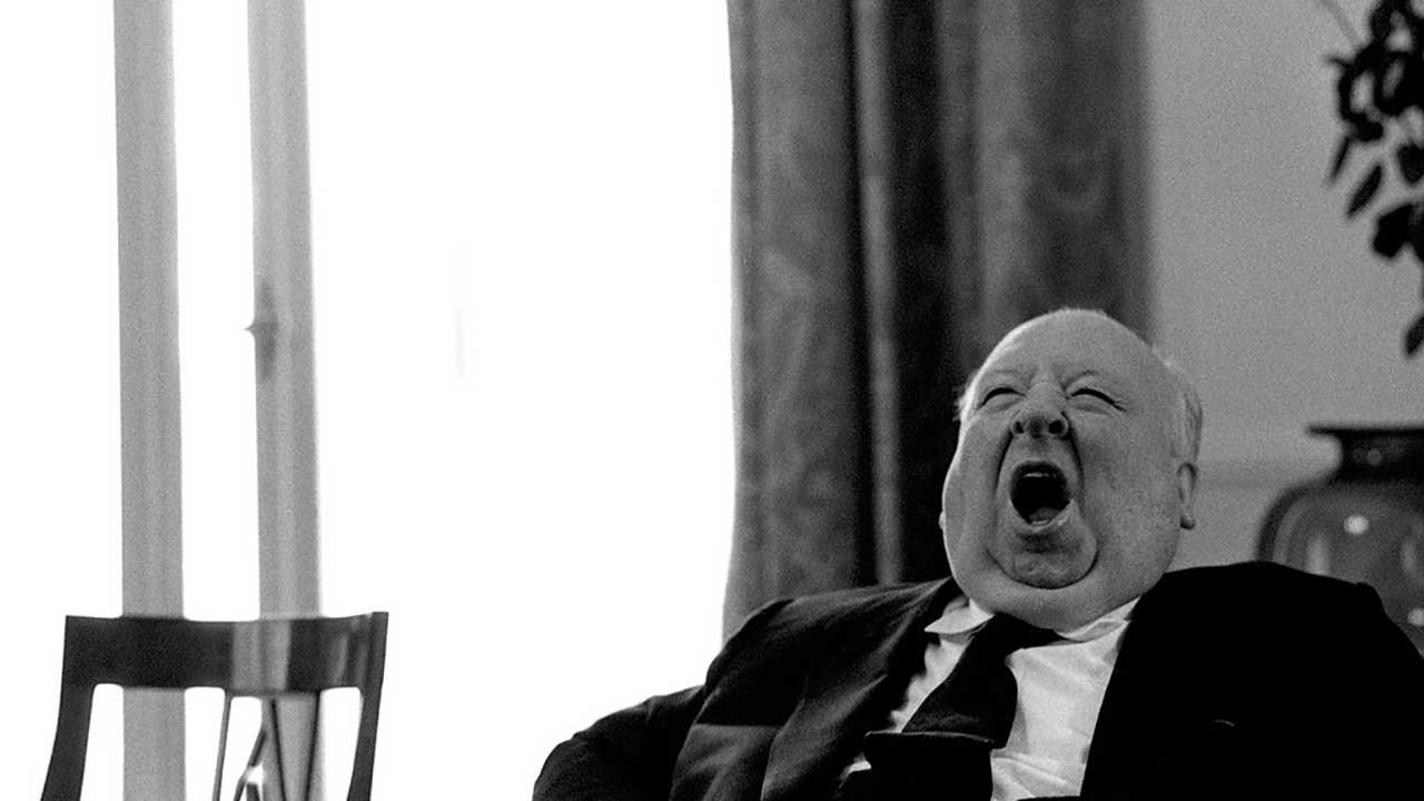 alfred hitchcock yawning