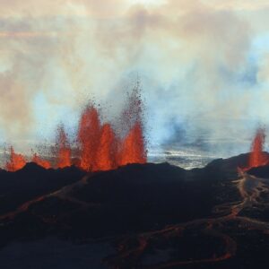 do volcanos emit dangerous gases