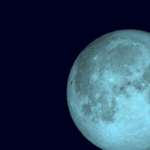 does the moon ever really turn blue