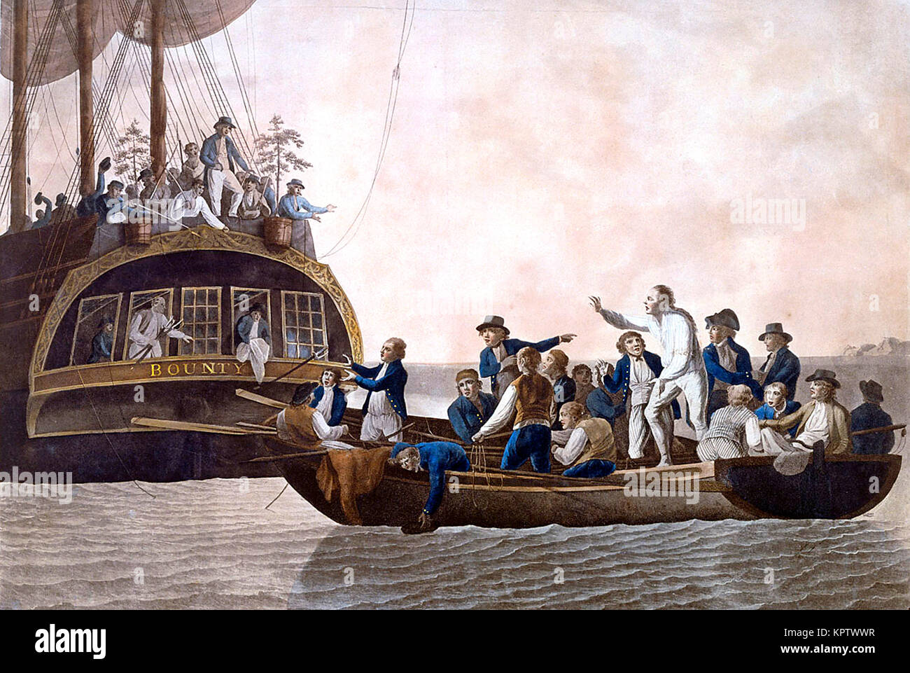 how did captain william bligh survive two mutinies in the british navy