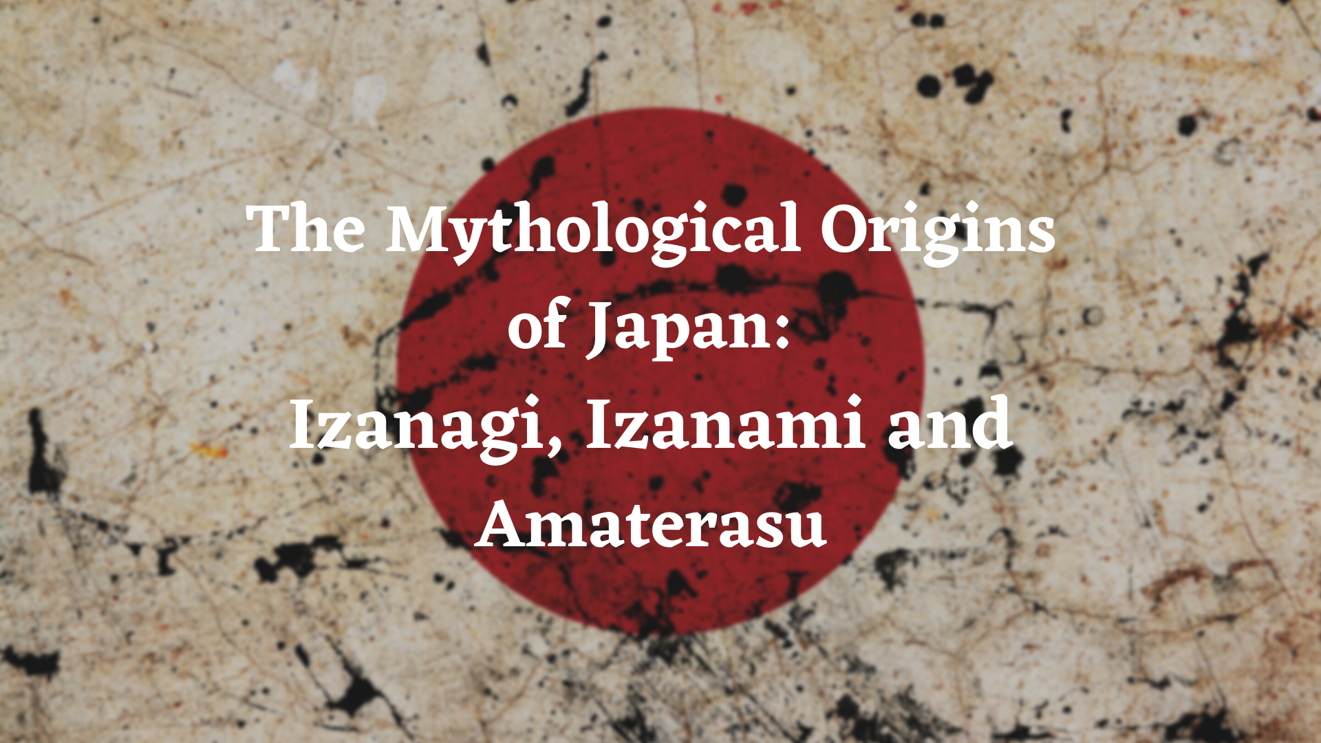 how did izanagi create three gods by washing his face in japanese mythology