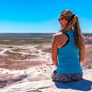 how did petrified forest national park in northeastern arizona form and how did it get its name