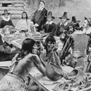 how did thanksgiving contribute to the inaccurate protrayal of the pilgrims