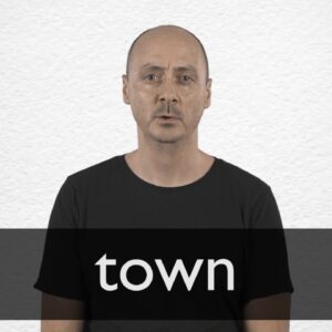 how did the word town originate and what does town mean in old english