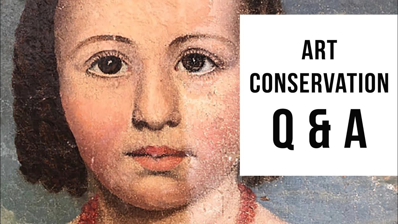 how do art conservators restore a valuable painting that has deteriorated with age