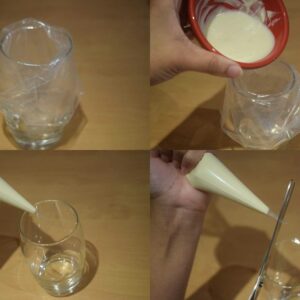 how do i lift an ice cube out of a glass with a thread