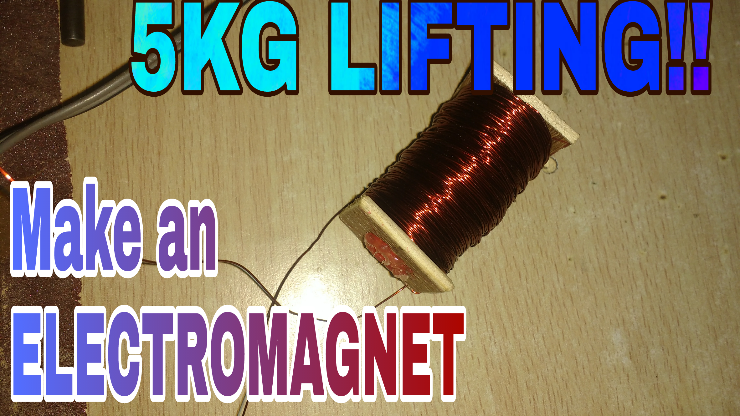 how do i make my own electromagnet with a nail and copper wire