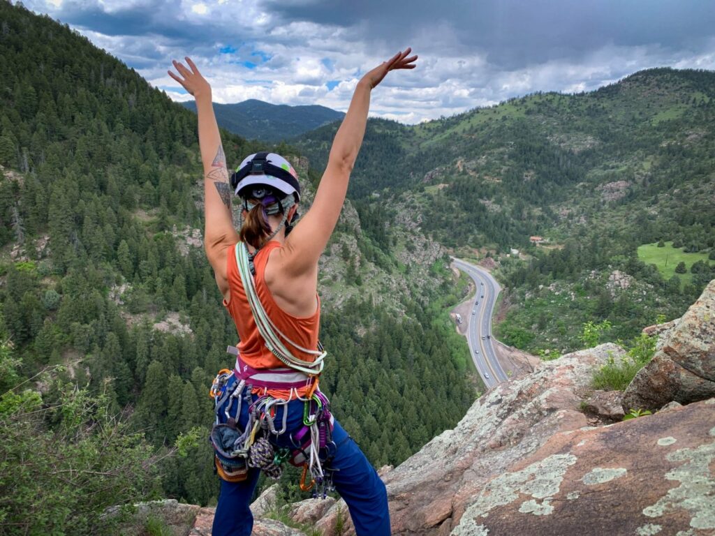 how do mountain climbers scale sheer rock walls using specific techniques