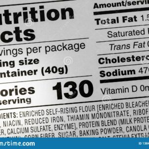 how do nutrition labels determine how much energy calories foods contain