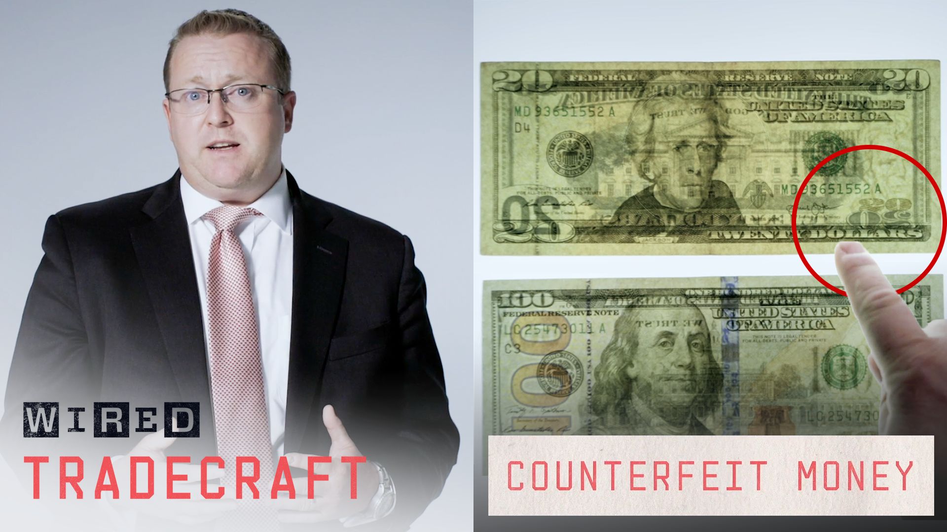 how do store and bank employees detect counterfeit bills just by looking at them