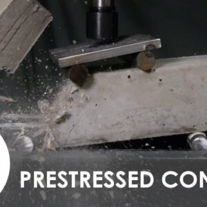 how do they make pre stressed concrete