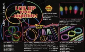 how do toy manufacturers make glow in the dark toys like frisbees and yo yos
