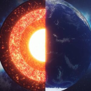 how far is it to the center of the earth and how hot is the inner core of the earth
