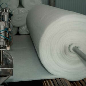 how is polyester fiber made