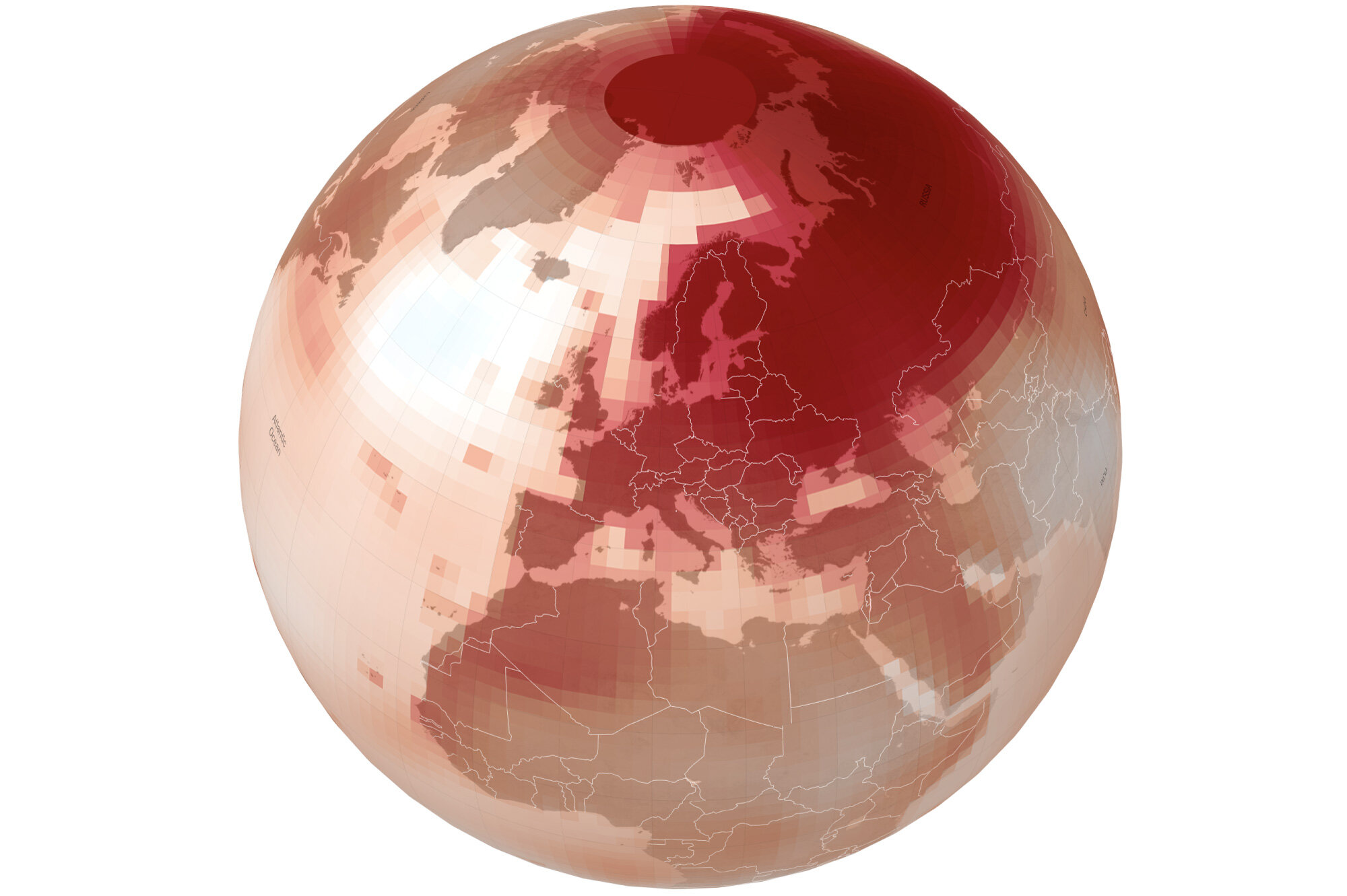 how much hotter is it today in the united states than it was a century ago