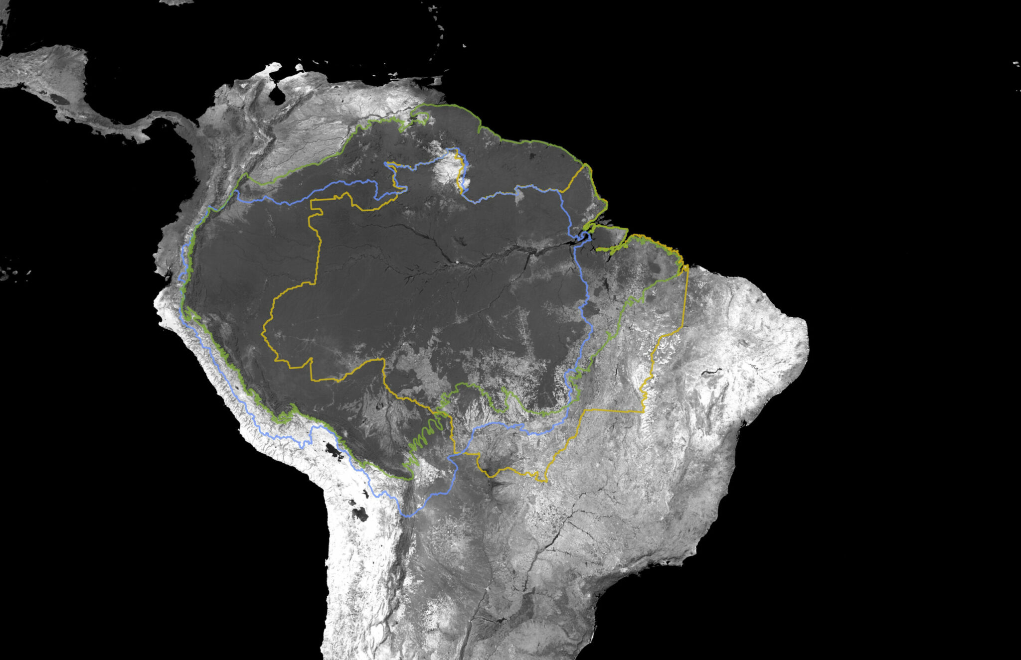 how much water flows from the amazon river scaled