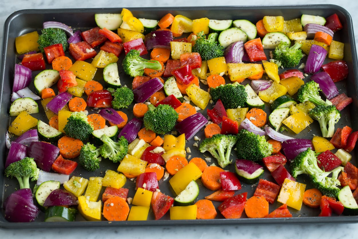 how to grill vegetables in the oven