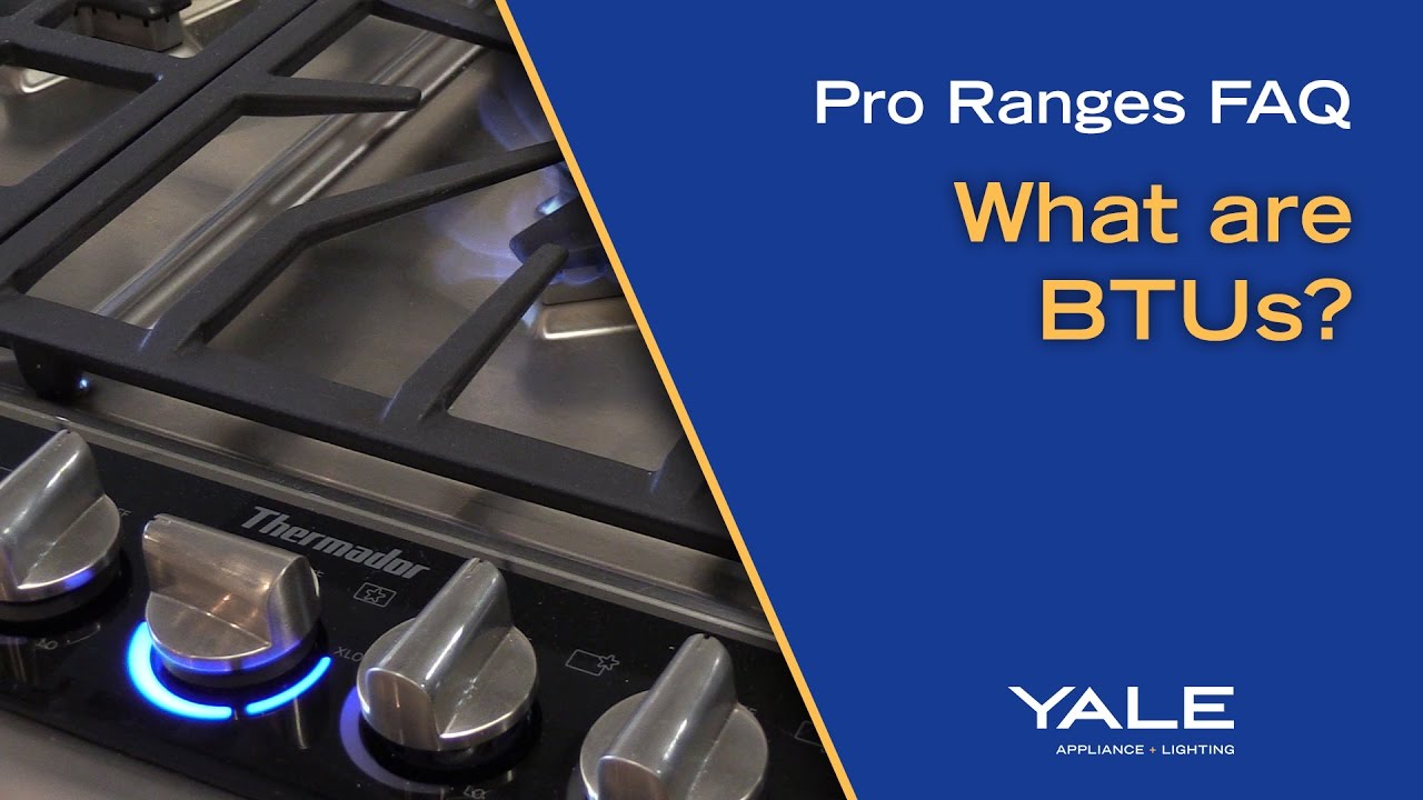 what does btu stand for and what does btu mean when rating a range burner