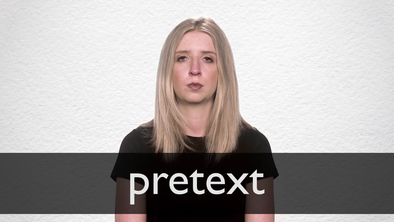 what does pretext mean and where does the word pretext come from