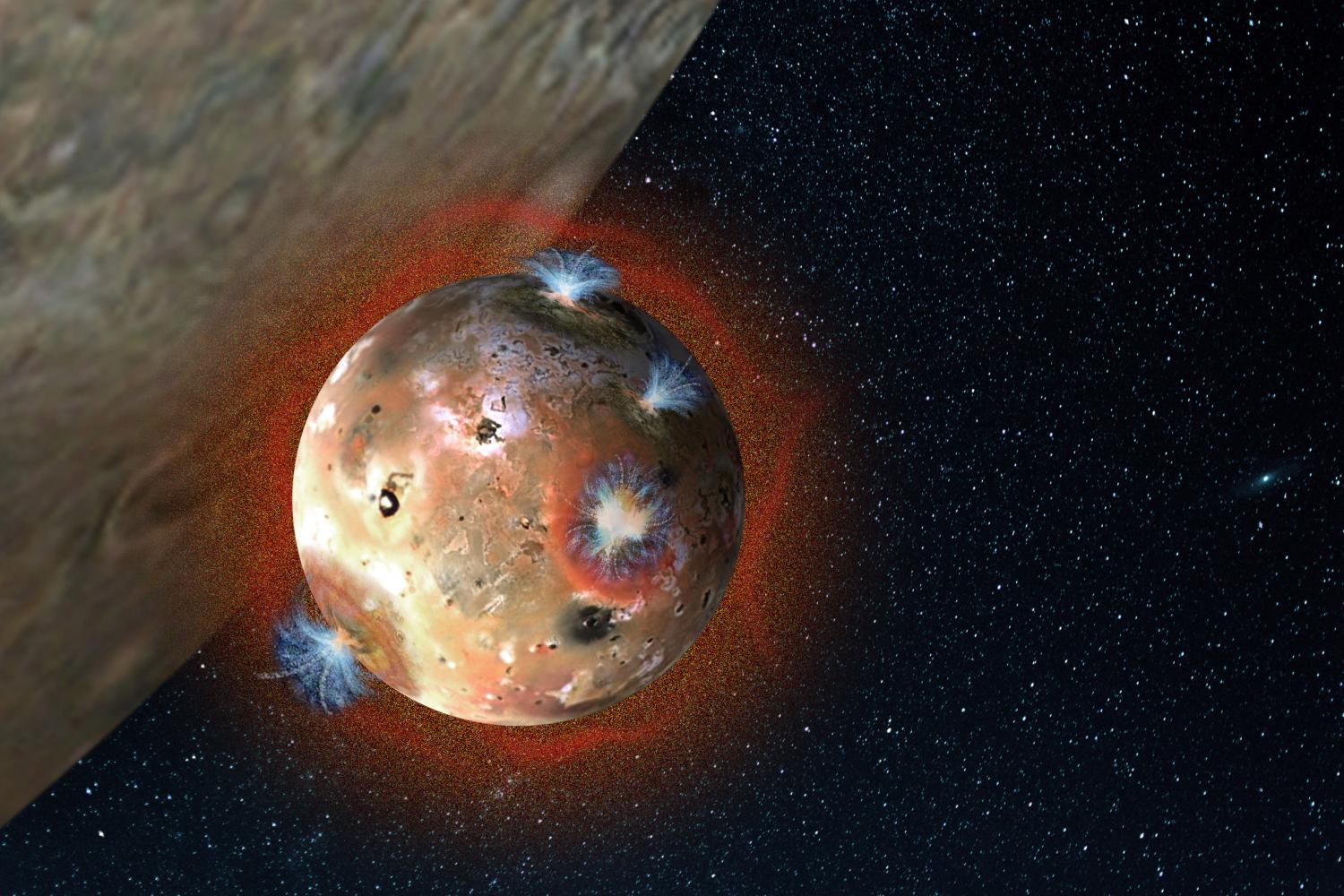 what is jupiters moon io like and why does io have so much volcanic activity on its surface