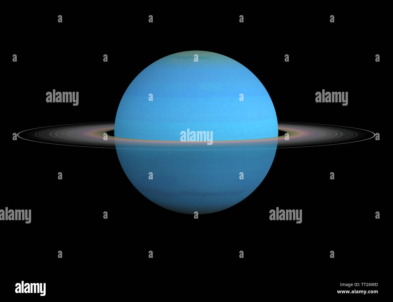what is the best way to demonstrate how the planet uranus is tilted on its axis with a sphere