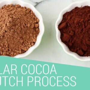 what is the difference between dutch process cocoa and regular cocoa