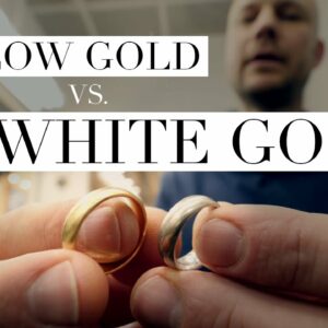 what is the difference between yellow gold and white gold and what are the alloys used for
