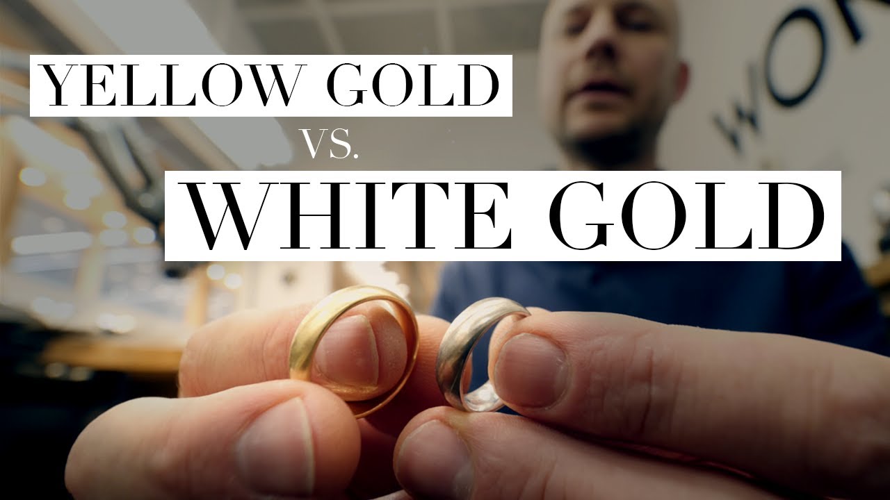 what is the difference between yellow gold and white gold and what are the alloys used for