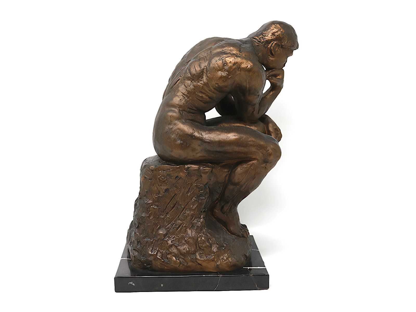 what is the name of the thinker in auguste rodins famous statue and where was he from