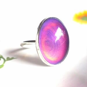 what makes a mood ring change colors and how does it work