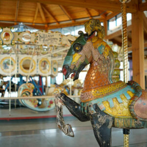 where did the merry go round come from and how did the carousel get its name