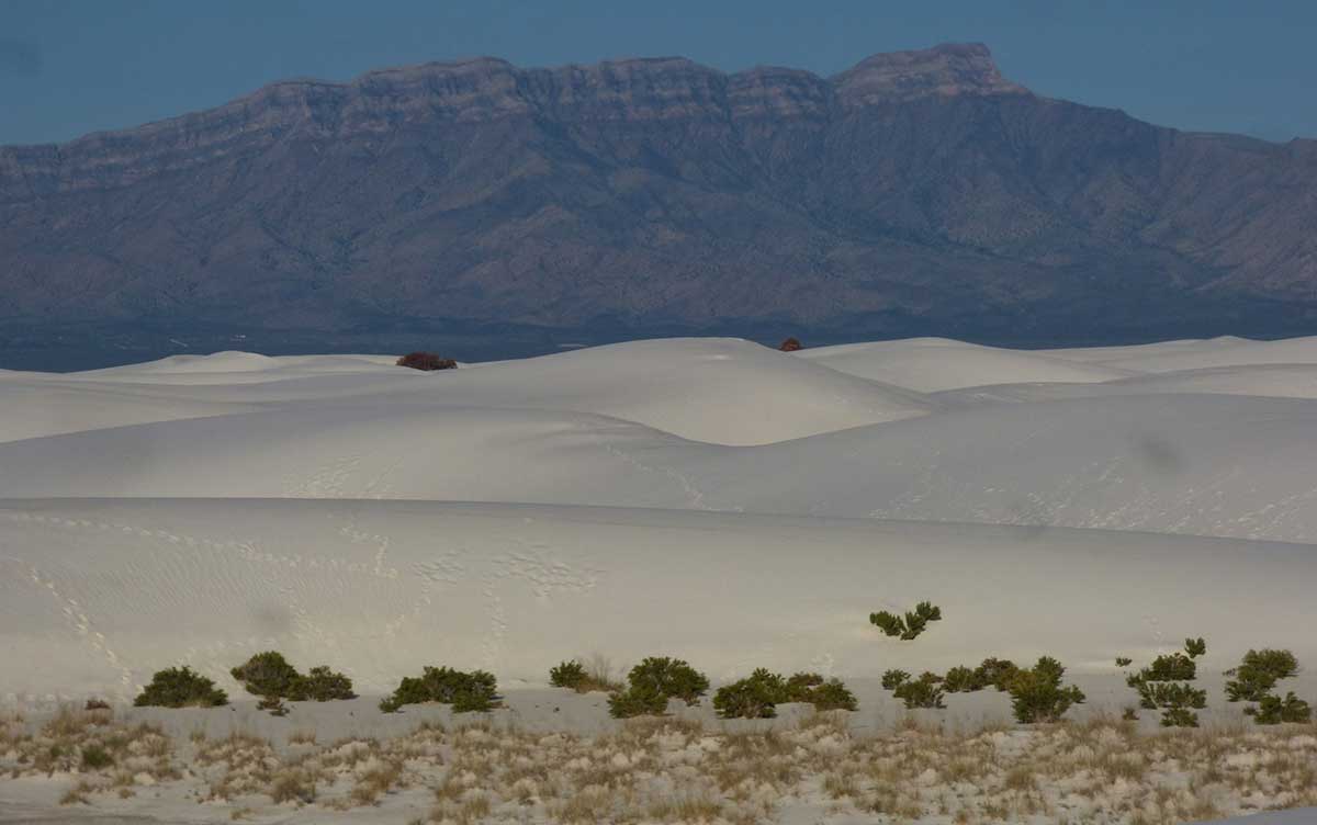 where did the sand in white sands new mexico come from and why is the sand so white