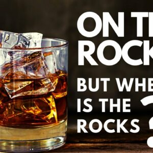 where does the expression on the rocks come from and what does on the rocks mean