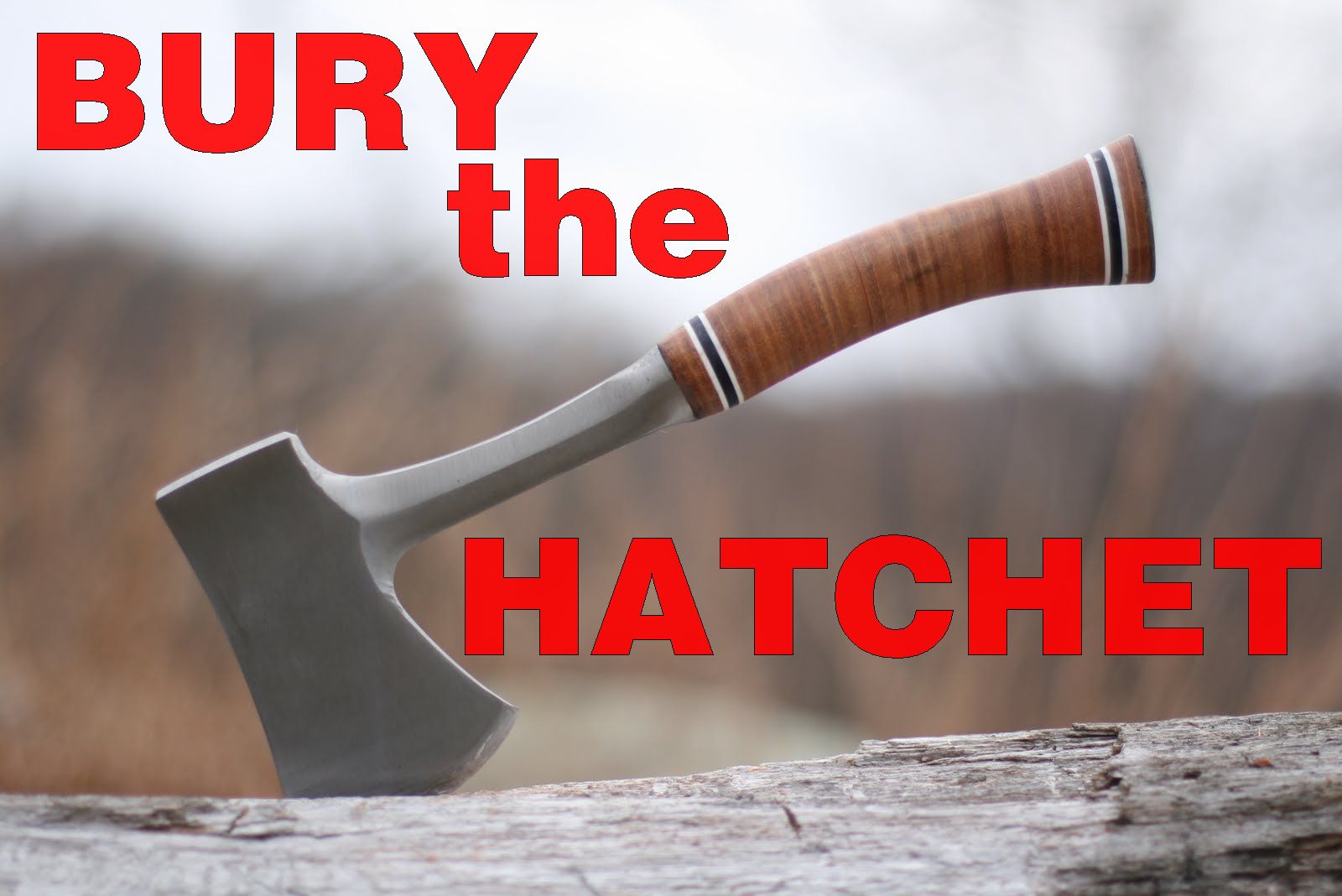 where does the saying to bury the hatchet come from and what does it mean