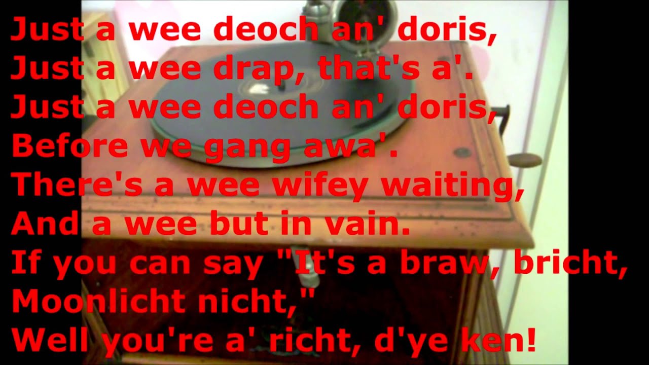 where does the term doch an doris come from and what does doch an doris mean