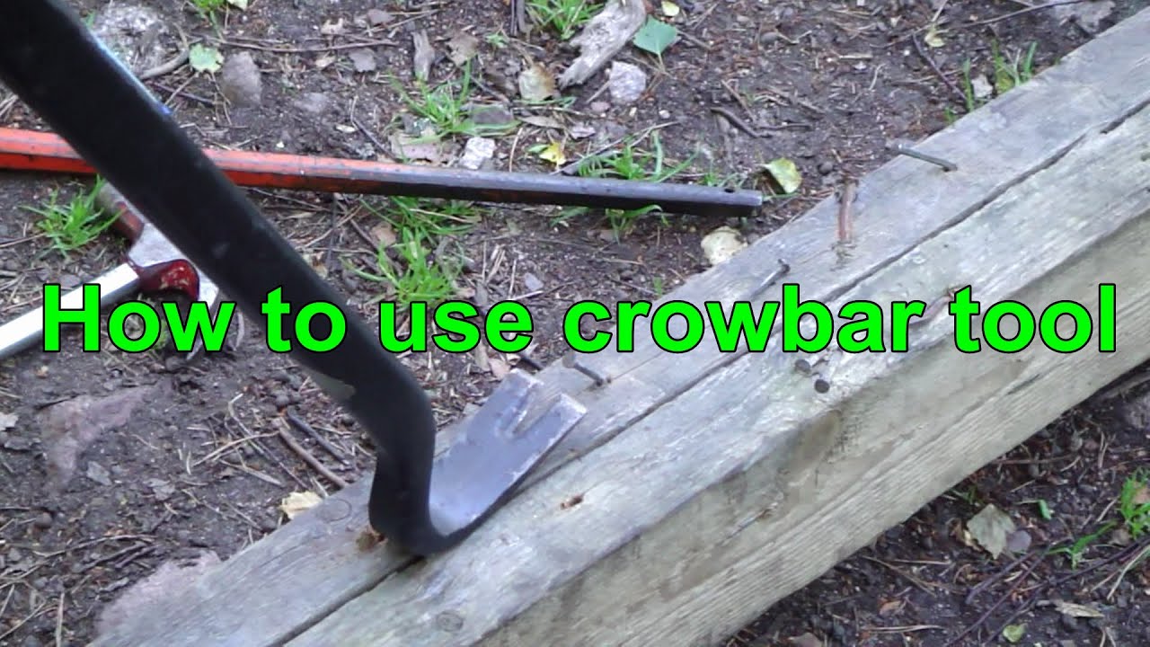 where does the word crowbar come from and what does crowbar mean