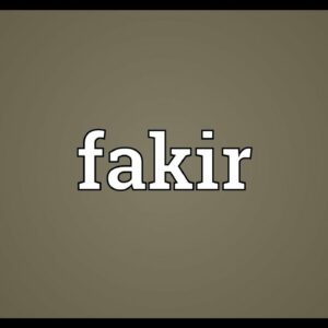 where does the word fakir come from and what does fakir mean in arabic