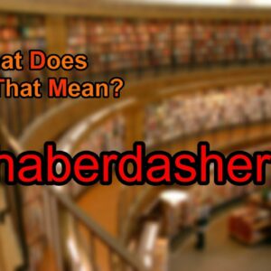 where does the word haberdasher originate and what does haberdasher mean in french