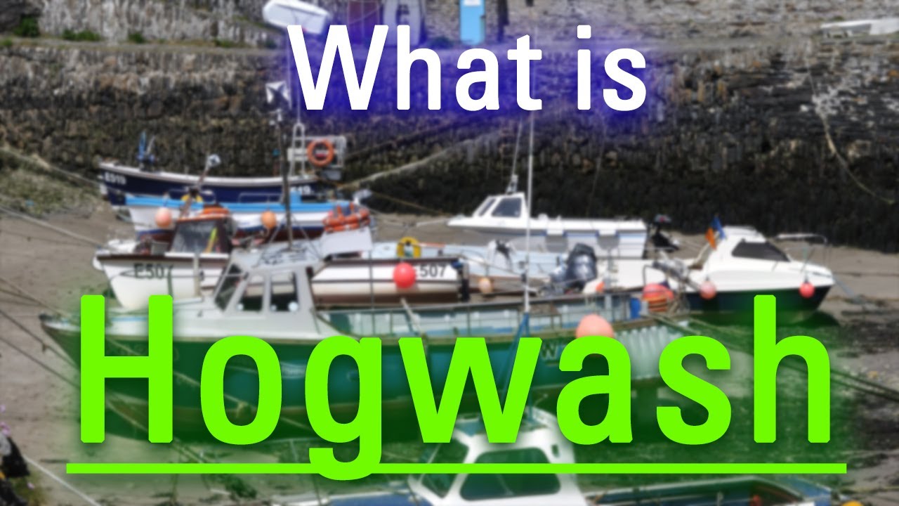 where does the word hogwash come from and what does hogwash mean