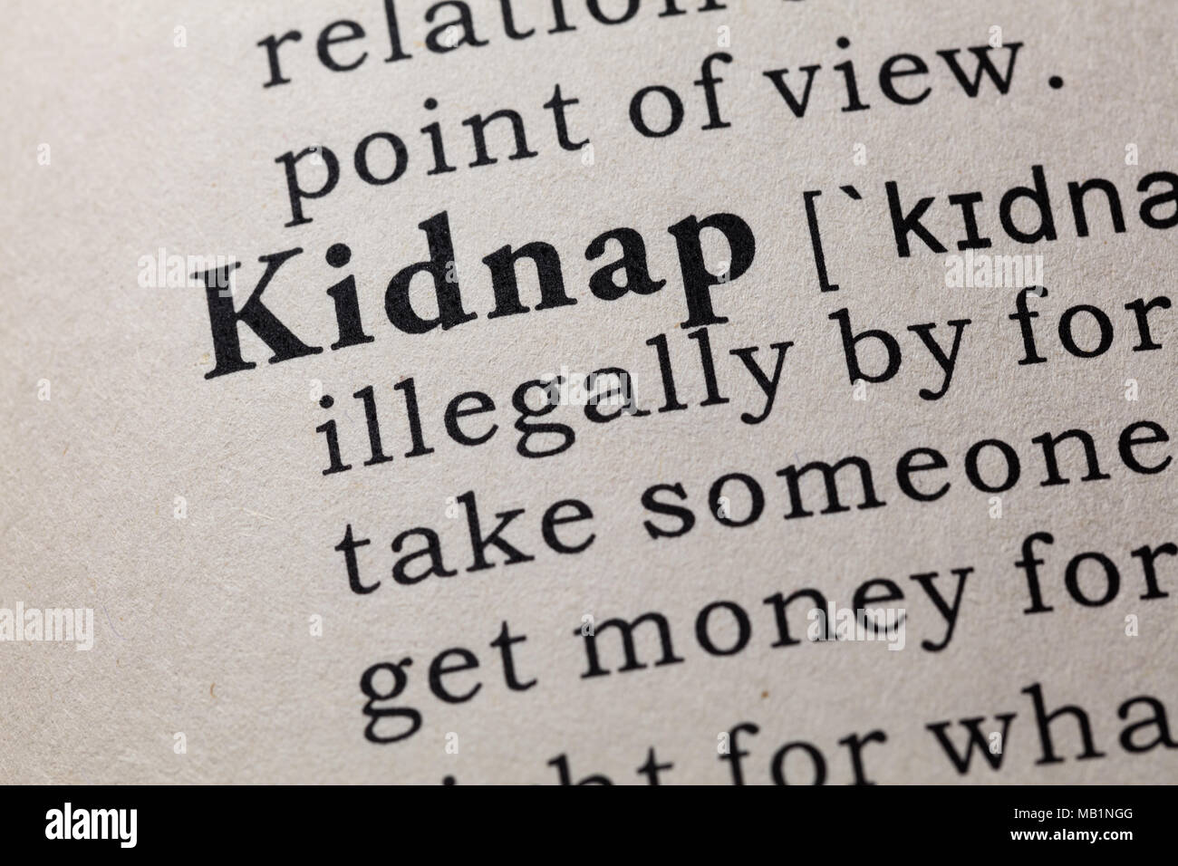 where does the word kidnap come from and what does kidnap mean