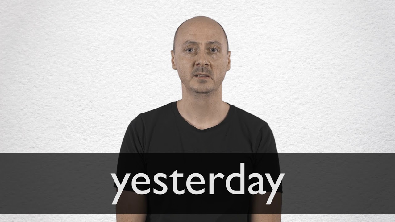 where does the word yesterday come from and what does yesterday mean