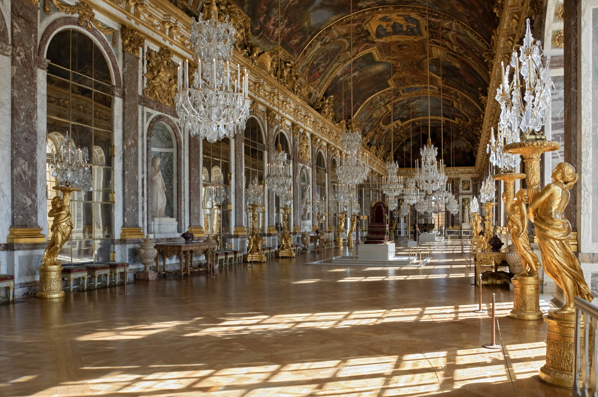 which french king louis built the palace of versailles in france scaled