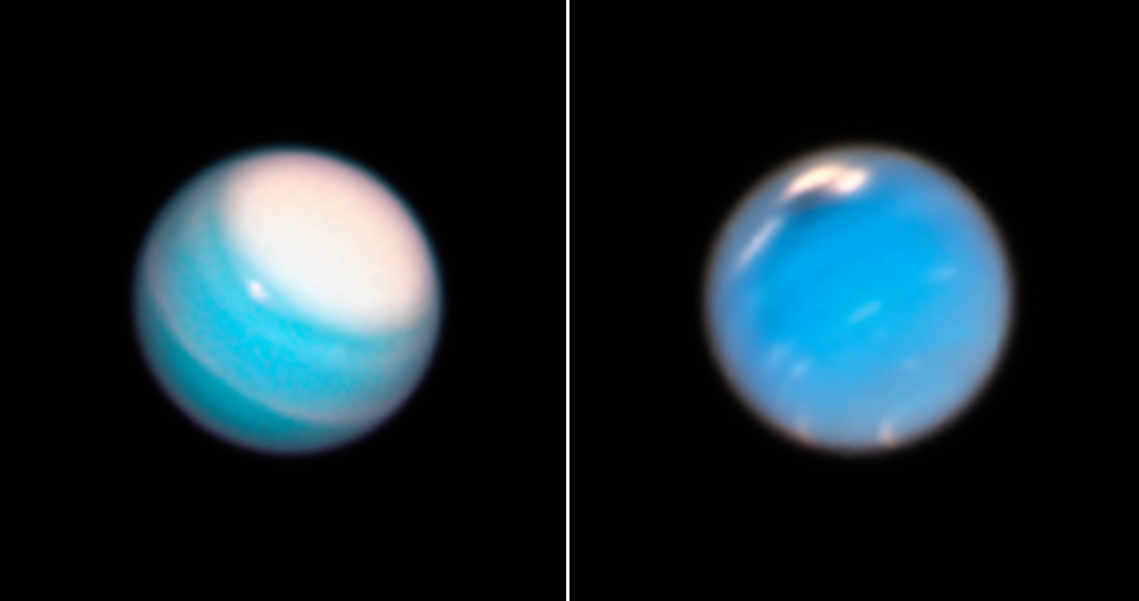 who discovered the great dark spot on the planet neptune and how big is the great dark spot on neptune