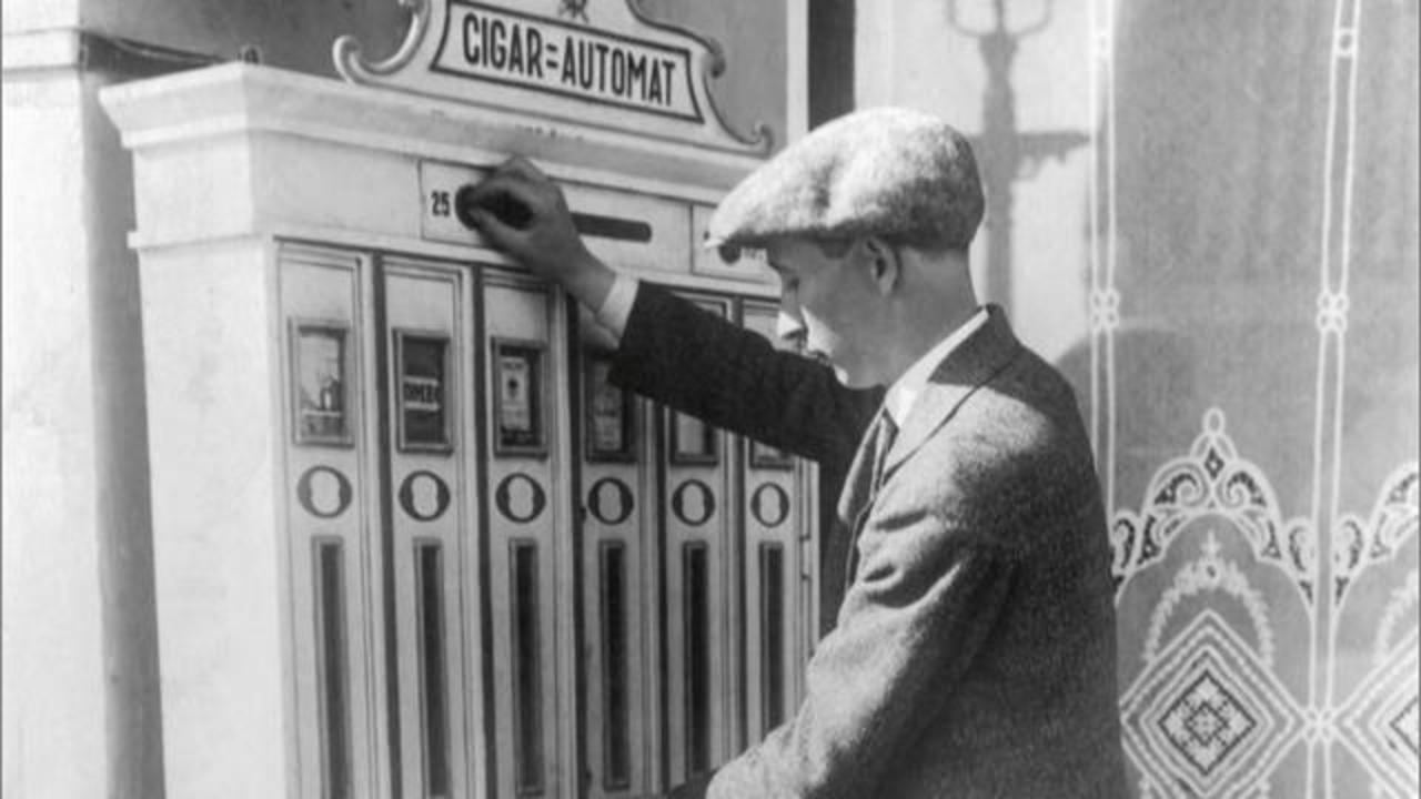 who invented the first vending machine