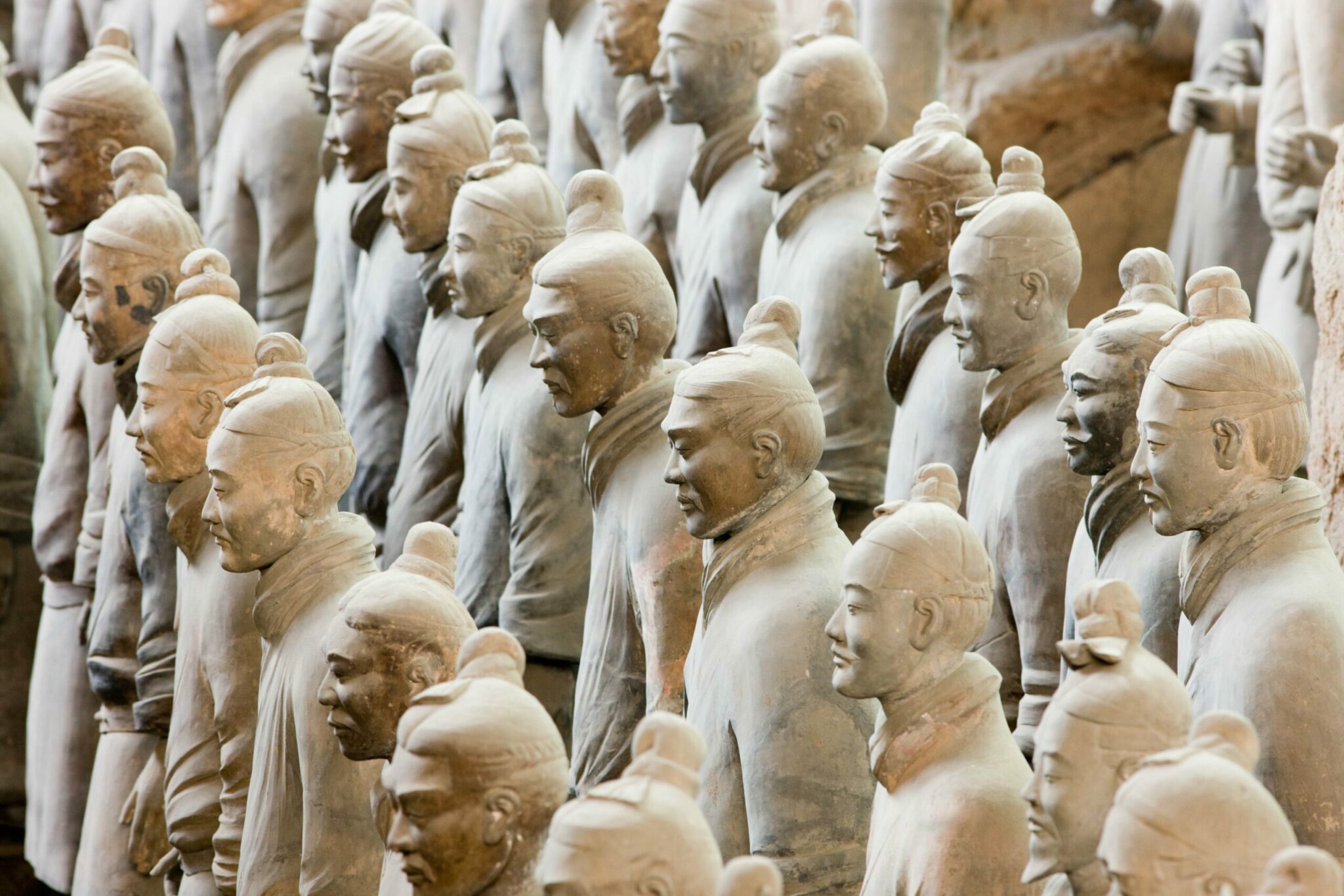 who made the terracotta warriors in china scaled