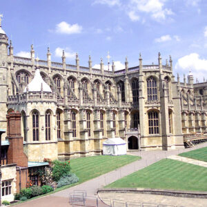 who was windsor castle in england named after and where is it located
