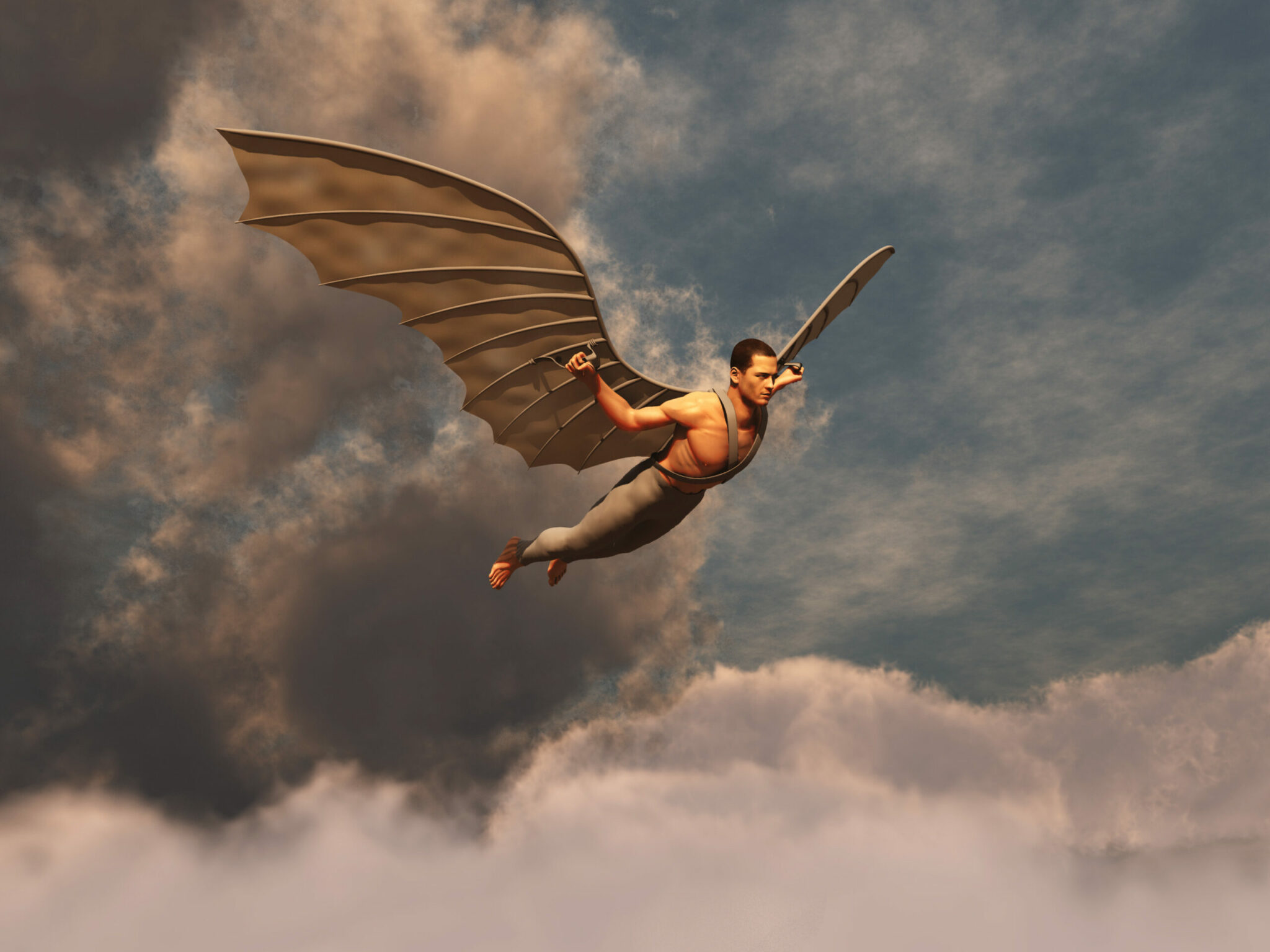 who were daedalus and icarus in greek mythology and why did icarus fall into the sea scaled