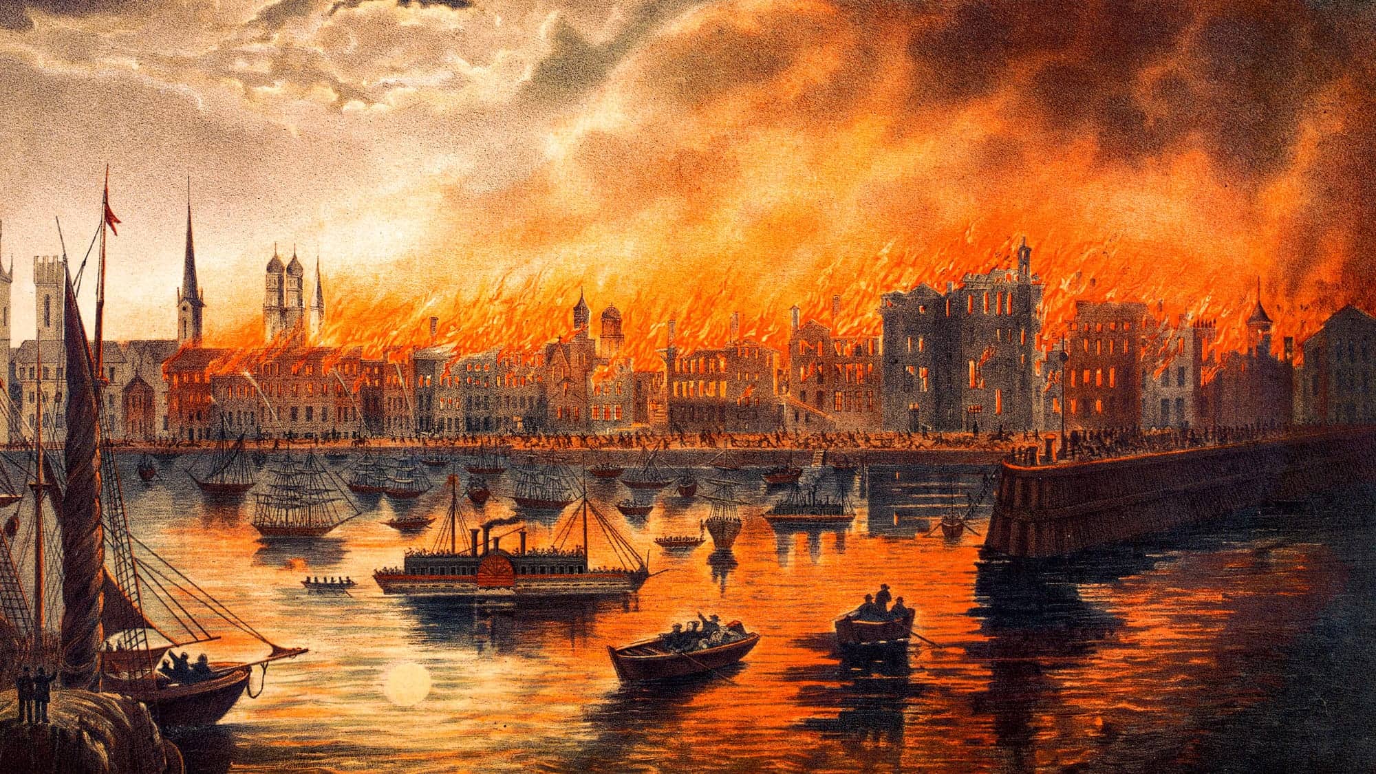 why did the chicago fire of 1871 cause so much damage