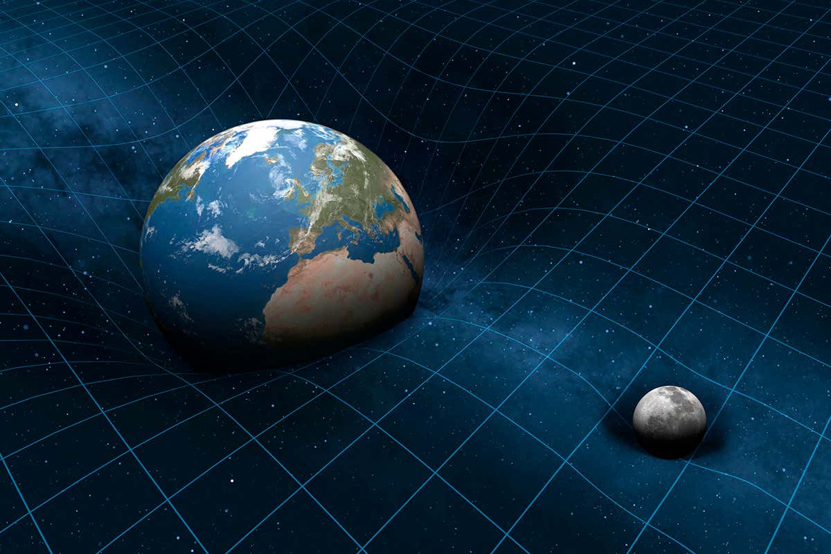 why does gravity try to attract all things to the center of earth